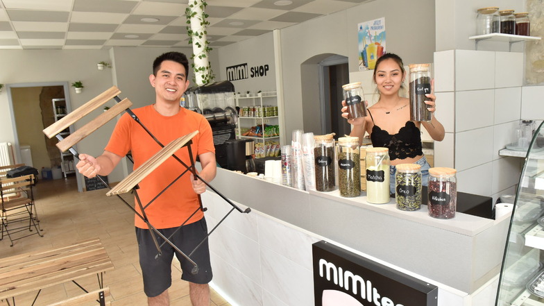 Neueröffnung: Ky Nguyen und seine Partnerin Diana Do laden zu leckeren süßen Tees ein.