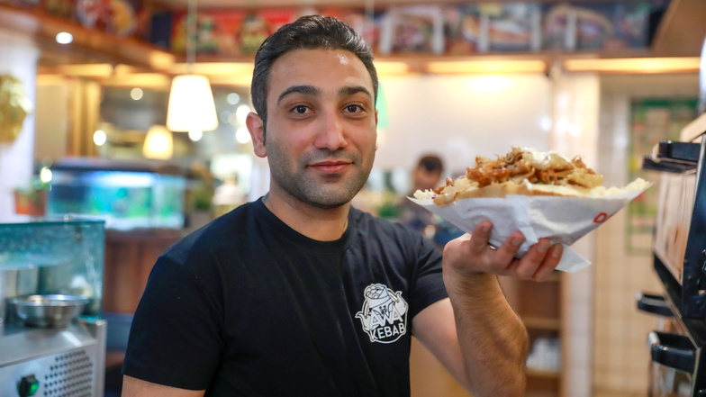 "Antep Döner" auf dem Zittauer Markt heißt jetzt "Awa Kebab" - was ist da los?