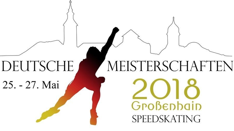 Mit diesem neuen Logo werben Großenhains Rollsportler für die diesjährigen Deutschen Meisterschaften, die im Husarenpark ausgetragen werden.