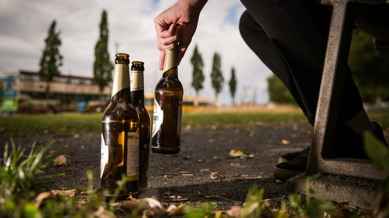 Alkohol in der Öffentlichkeit – in Pulsnitz wurden vor allem junge Leute öfters alkoholisiert erwischt.