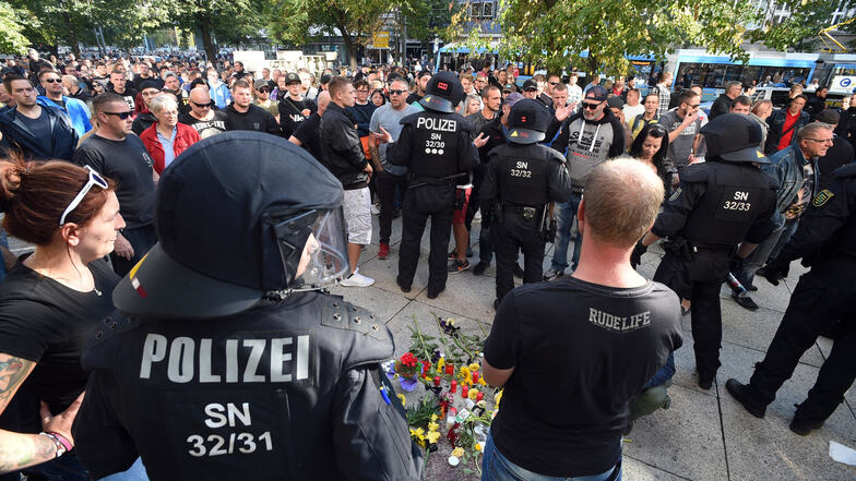 Am 26. August 2018 gab es in Chemnitz gewaltsame Ausschreitungen.