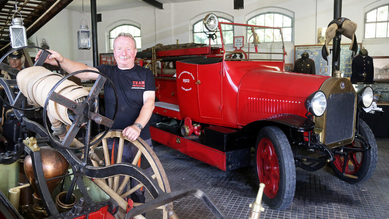 Im Sächsischen Feuerwehrmuseum können Besucher viele Feuerwehrfahrzeuge und -geräte aus verschiedenen Epochen entdecken.