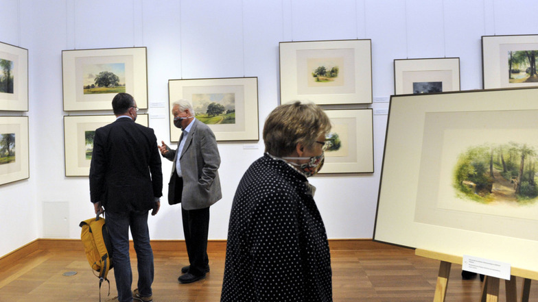 „Die zarte Leichtigkeit der Farben“ hieß die viel beachtete Graeb-Ausstellung im Neuen Schloss Bad Muskau.