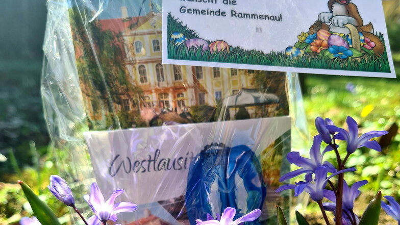Die Gemeinde Rammenau versteckt Osternester.