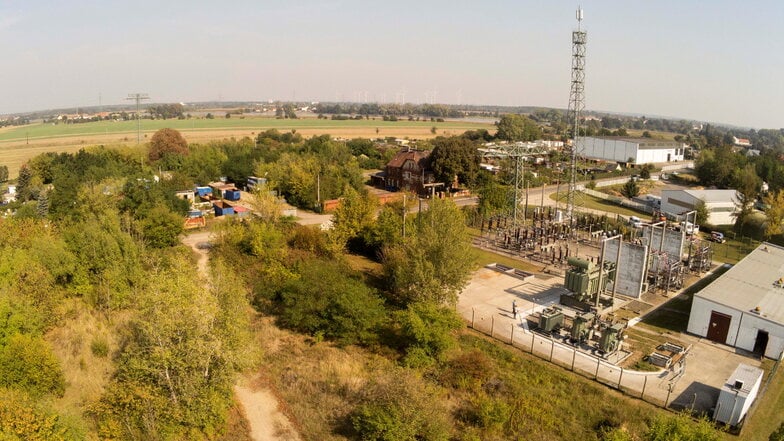 Das Umspannwerk Nord in Riesa-Gröba spielt eine Schlüsselrolle für Riesas Stromversorgung.