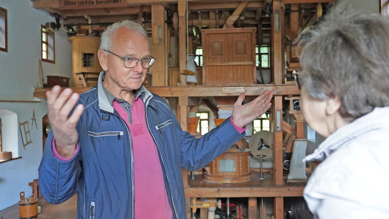 Deutschlands einmalige Miniatur-Mühle in Gauernitz ist gerettet