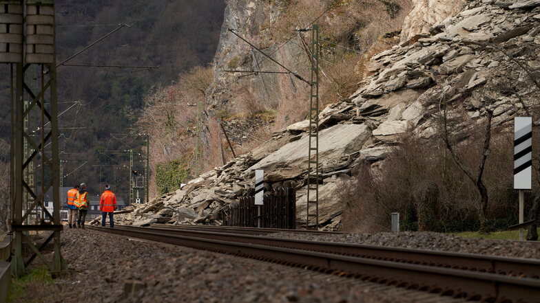 Die Strecke im Mittelrheintal gilt als meistbefahrere Güterzugroute Europas.