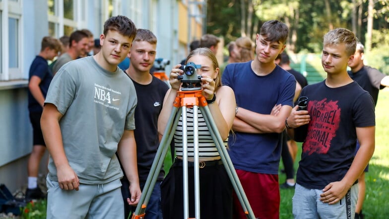 Sie sind die Neuen bei den Wasserbauern am BSZ Löbau. Sachsenweit ist diese Ausbildung einmalig im Freistaat - bis vor drei Jahren gab es sie in Sachsen überhaupt nicht.