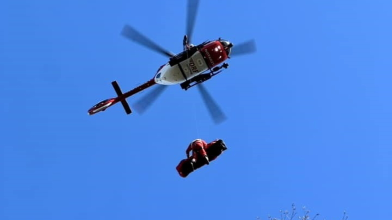 Zittauer Gebirge: Hubschrauber rettet schwerverletzte Wanderin