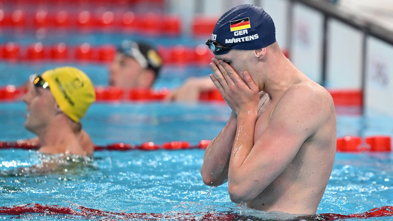 Shootingstar Lukas Märtens gewinnt im Becken das erste deutsche Olympiagold seit 36 Jahren.