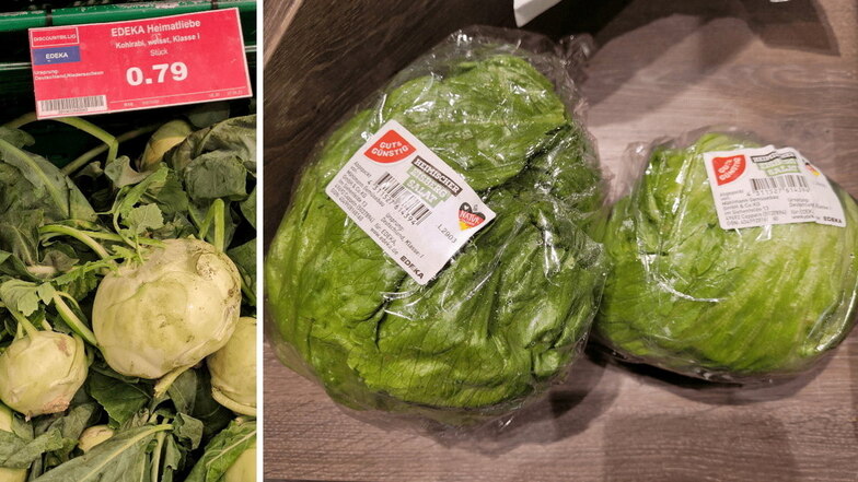 Gemüsetest zeigt: Unterschiedliche Größen - gleicher Preis