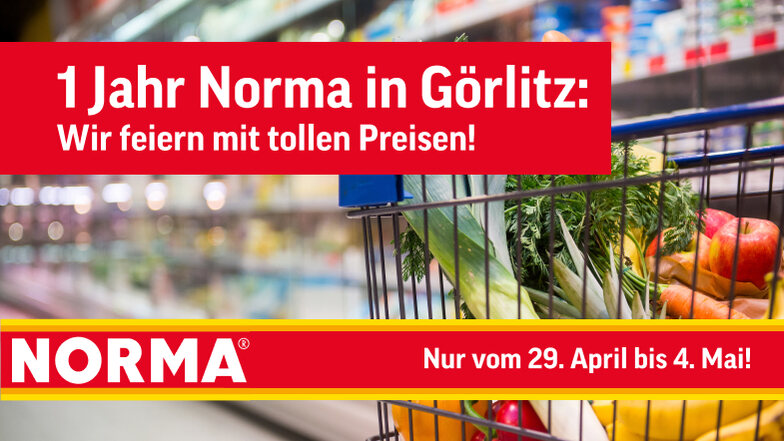 1 Jahr neuer Norma in Görlitz: Das wird mit diesen Angeboten gefeiert!