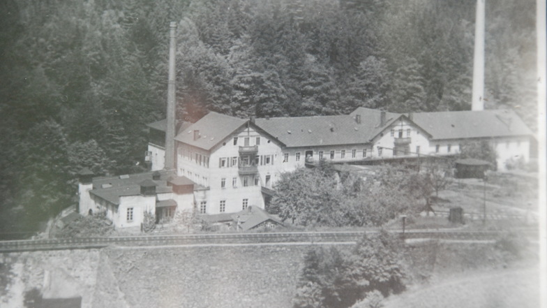 Die Sputhmühle im Sebnitztal wurde immer weiter ausgebaut.