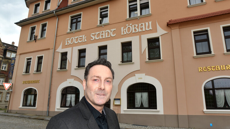 Sascha Ehlert hat das Hotel "Stadt Löbau" übernommen. Er kommt aus Berlin in die Oberlausitz.