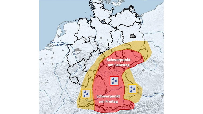 Überblick über die Wetterlage am Wochenende in Deutschland