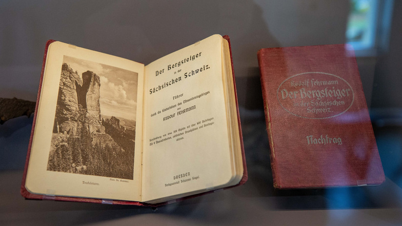 Das erste Bergsteiger-Buch zur Sächsischen Schweiz. Solche und ähnliche Unterlagen werden von Sebnitzer Bergsteigern gesucht.