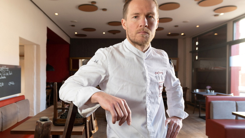 Schmidts Restaurant in Dresden hat mit den Lockdown-Folgen zu kämpfen, berichtet Inhaber Olaf Kranz.