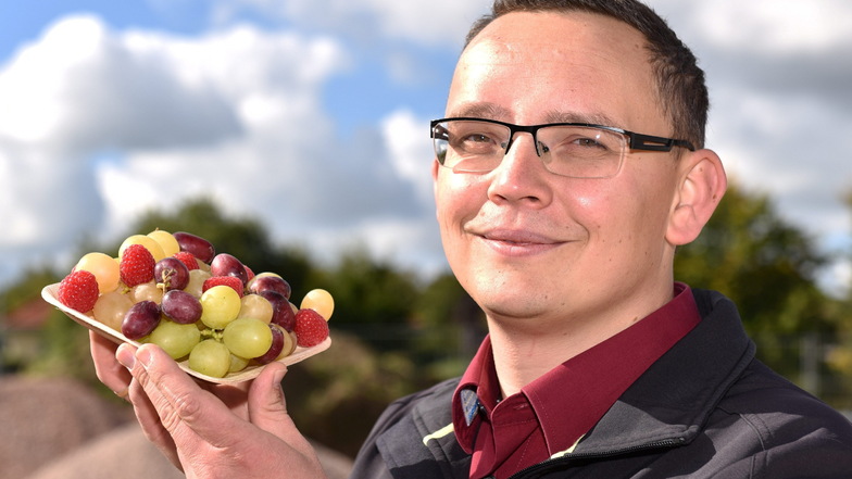 Er liebt Zahlen und Lebensmittel. Der Wirtschaftsmathematiker Tony Clausnitzer wird den neuen Edeka in Dippoldiswalde führen.