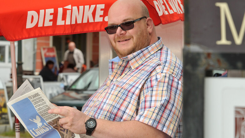Mirko Schultze ist Kreisvorsitzender und Landtagsabgeordneter der Partei Die Linke.