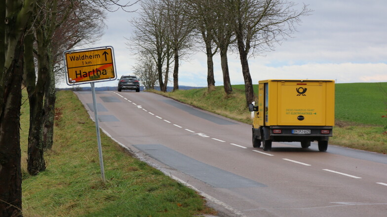 Die ehemalige Staatsstraße zwischen Hartha und Waldheim soll saniert werden. Zurzeit laufen die Planungen.