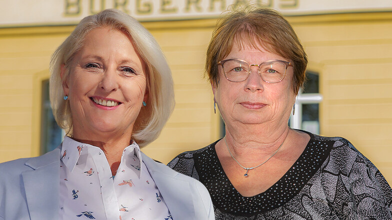 Zwei Frauen bewerben sich um die nächsten sieben Jahre im Ohorner Bürgermeisteramt. Rechtsanwältin Heike Lotze (AfD, l.) fordert die amtierende Rathauschefin Sonja Kunze (parteilos) heraus.