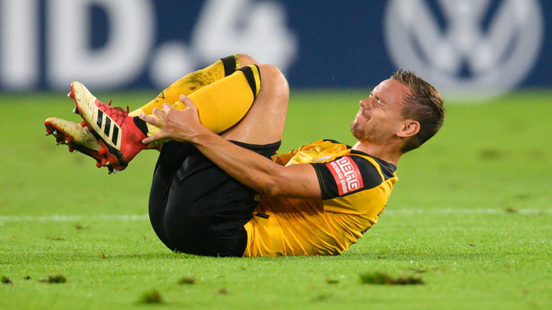 Hat sich einen Innenbandanrisses am linken Knie zugezogen: Dynamos Außenverteidiger Chris Löwe.