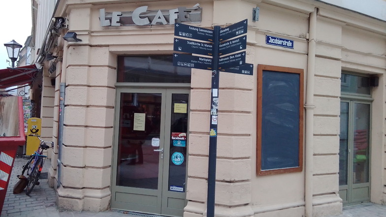 Das Le Café in der Pirnaer Innenstadt ist in die Winterpause gegangen.