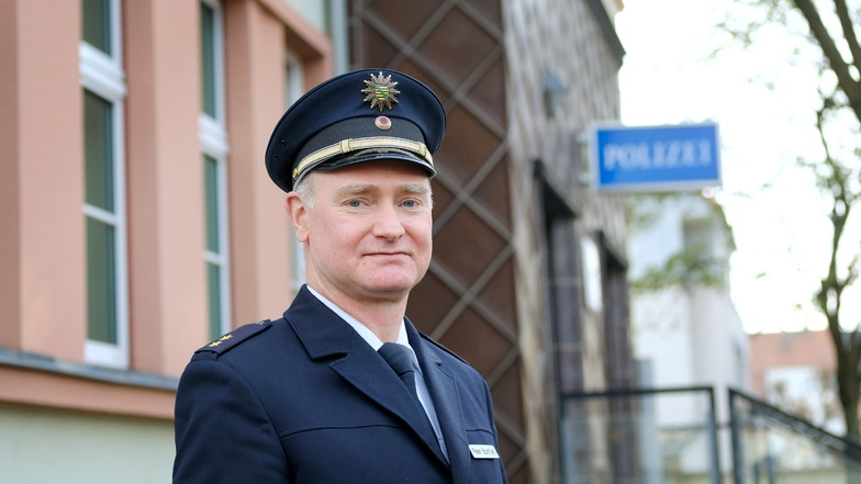 "Die Sicherheit in der Stadt ist gewährleistet": Meißens Polizeichef Peer Barthel.