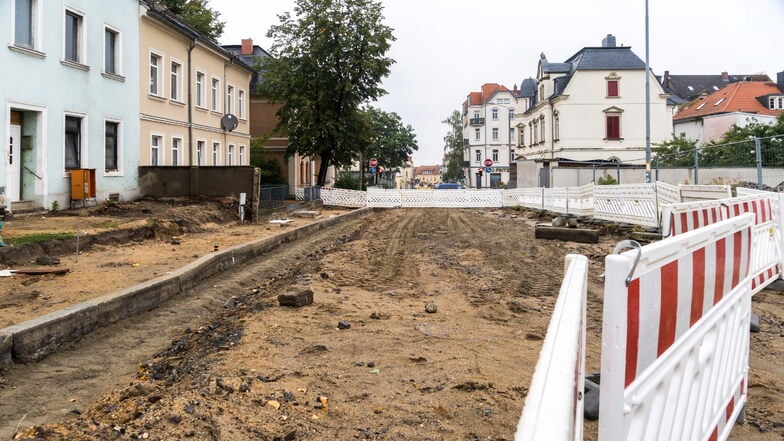 Der Bau der Pausitzer Straße ist eins der größten städtischen Vorhaben in diesem Jahr.