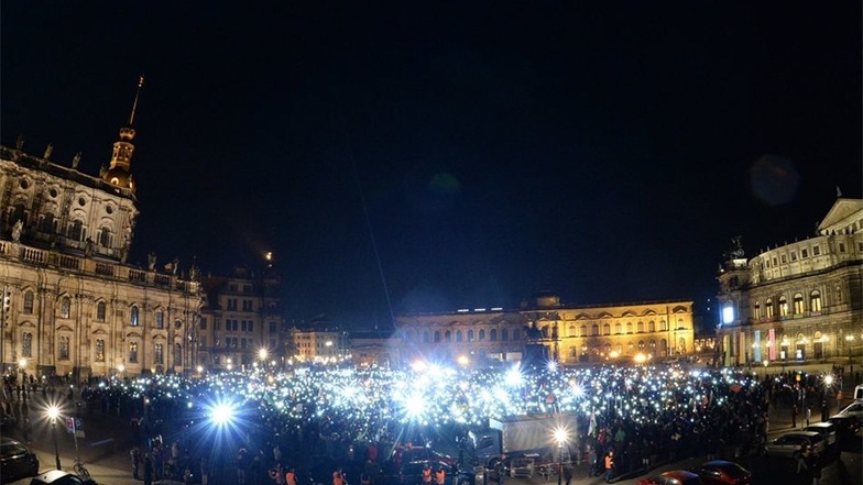 Aufruf zu Protesten gegen Pegida