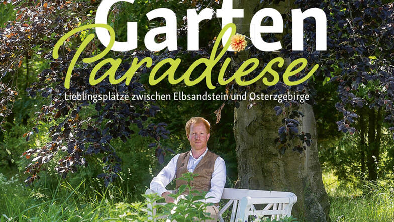 Auf 164 Seiten erzählt Jörg Stock von seiner spannenden Reise durch Sachsens Gärten.