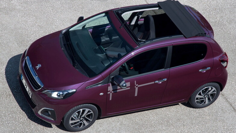 Peugeot 108, eingestellt 2022: Auch der 108 hat zwei Schwestermodelle: Toyota Aygo und Citroën C1. Premiere feierten die Franzosen 2014 beim Genfer Salon.
