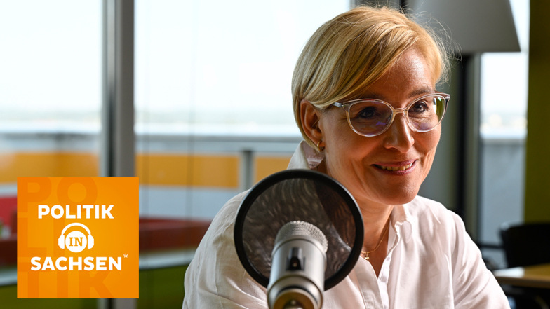 Anita Maaß ist Landesvorsitzende der FDP. Im Podcast "Politik in Sachsen" spricht sie über die Lage ihrer Partei und Ziele für die Landtagswahl 2024.