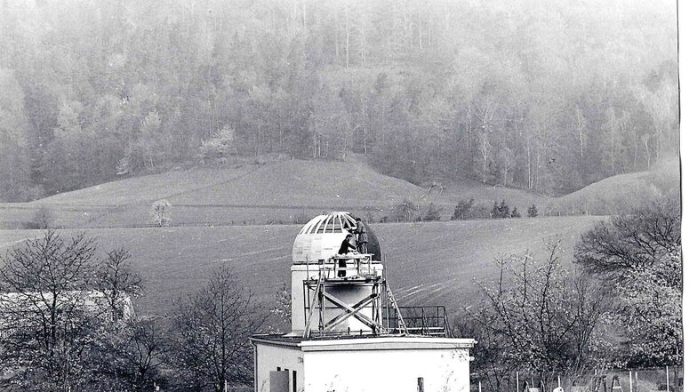 Ende der 70er-Jahre wurde die Sternwarte in Graupa errichtet.