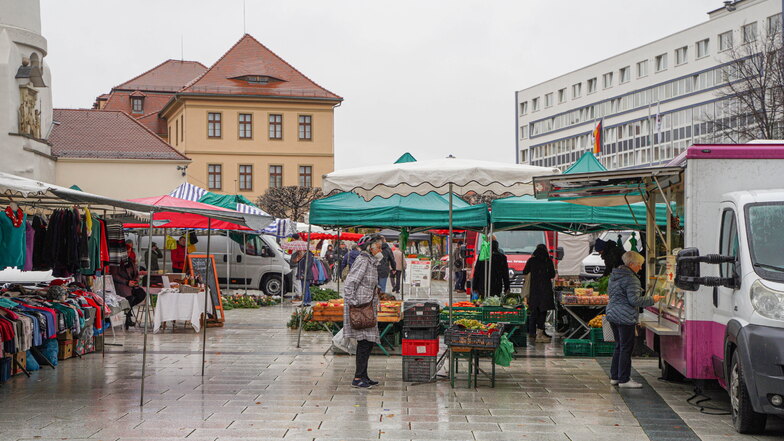 Bautzen: Wochenmarkt nun dauerhaft auf dem Kornmarkt