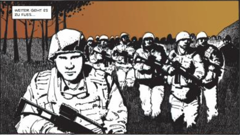 Eine „grafische Reportage über Soldaten, Politiker und Opfer in Afghanistan“ nennt David Schraven seinen Comic „Kriegszeiten“.