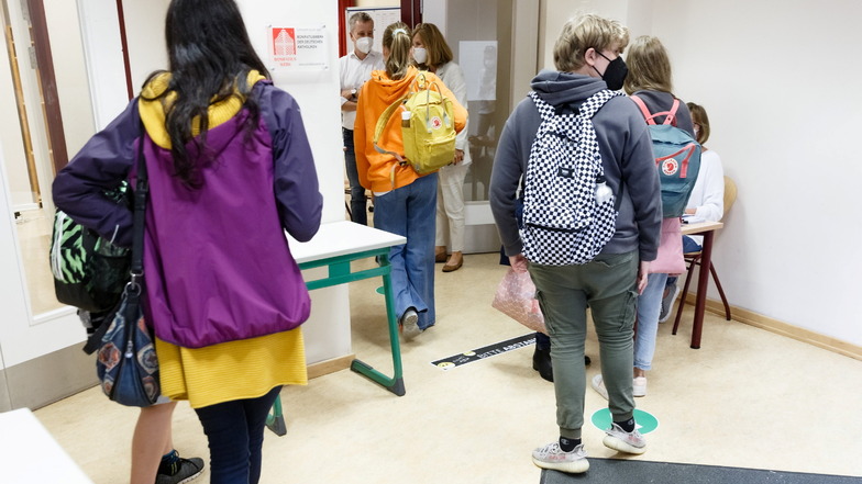 Auch im Landkreis Görlitz haben diese Woche die Impftermine an den Schulen begonnen.