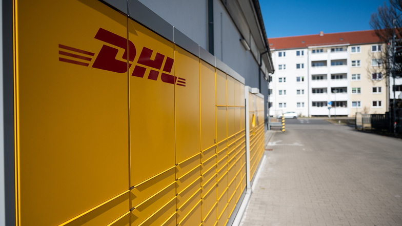 Auf dem Parkplatz des Diska-Supermarktes auf der Goethestraße in Görlitz gibt es ab sofort eine DHL-Packstation.