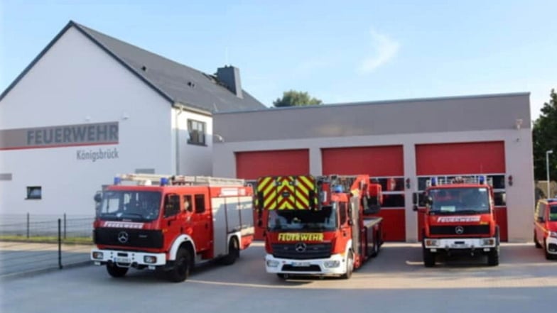 Das neue Feuerwehrgerätehaus in Königsbrück. Am Sonntag gibt es dort einen Tag der offenen Tür.