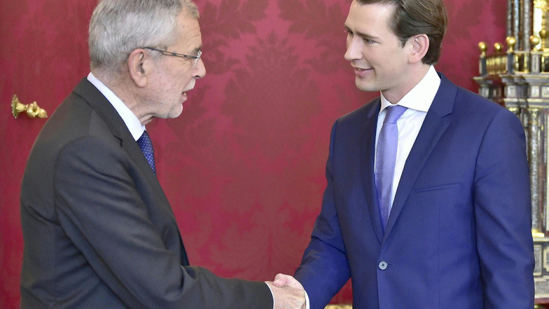 Bundespräsident Alexander Van der traf sich am Sonntag mit Bundeskanzler Sebastian Kurz (ÖVP).