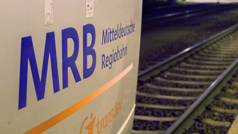 Ein Zug der Mitteldeutschen Regionalbahn.