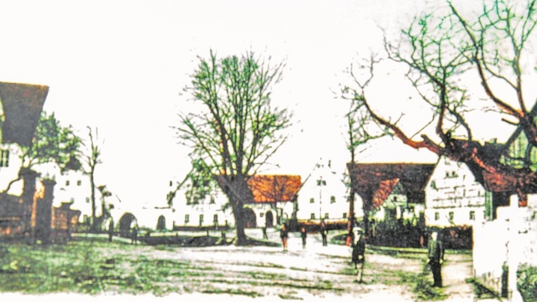 Das Bild zeigt die Ansicht des Rundlings in den 1930er-Jahren.