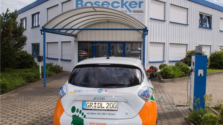 Die Firma Bosecker in Zittau hat alle Ladestationen im Kreis gebaut.