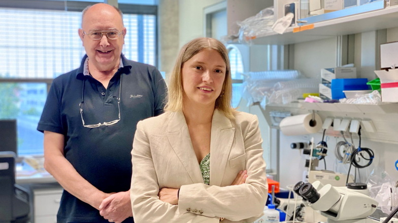Anneline Pinson arbeitet in der Forschungsgruppe von Prof. Wieland Huttner, beide am Dresdner Max-Planck-Institut für molekulare Zellbiologie und Genetik. Von ihnen kam jetzt eine entscheidende Entdeckung zum menschlichen Gehirn.