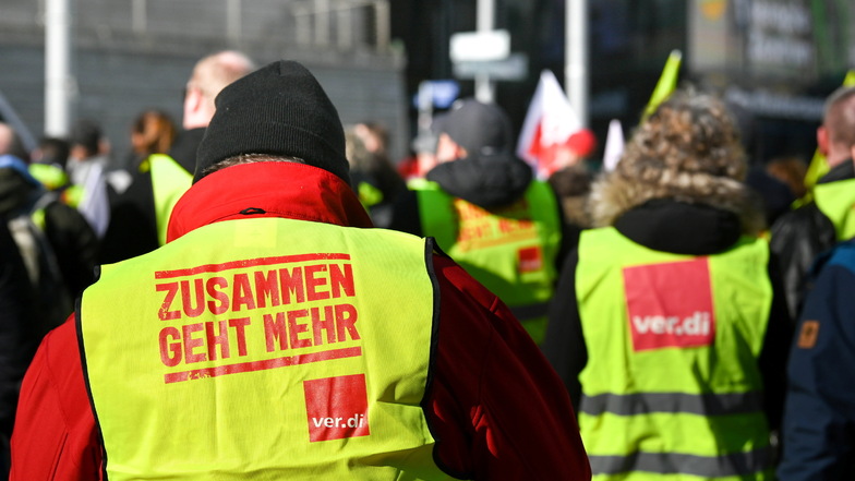 Verdi kündigt Streiks in Mittelsachsen an