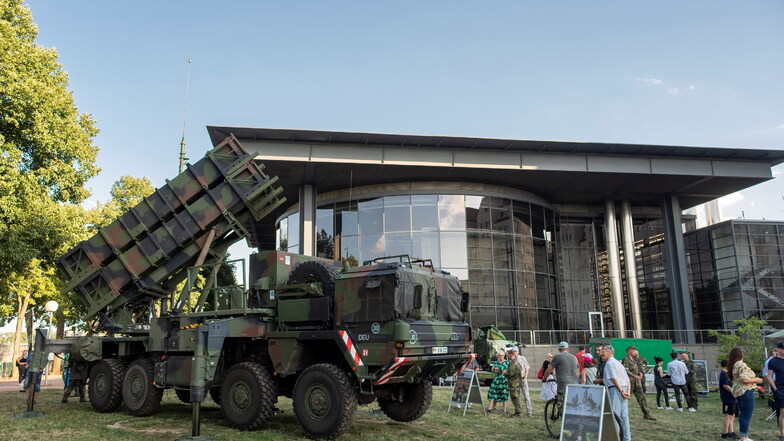 Dieses "Patriot"-Raketenabwehrsystem hat beim Stadtfest für Diskussionen gesorgt und die gehen jetzt weiter.