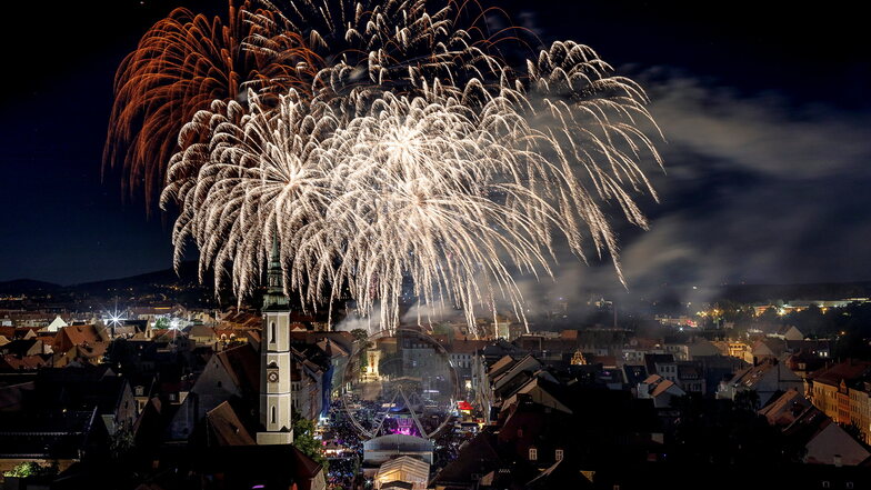 Ob so ein Feuerwerk beim Altstadtfest in Görlitz wieder möglich ist, ist gegenwärtig völlig offen.