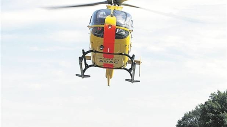 Auch ein Hubschrauber wurde zur Rettung angefordert