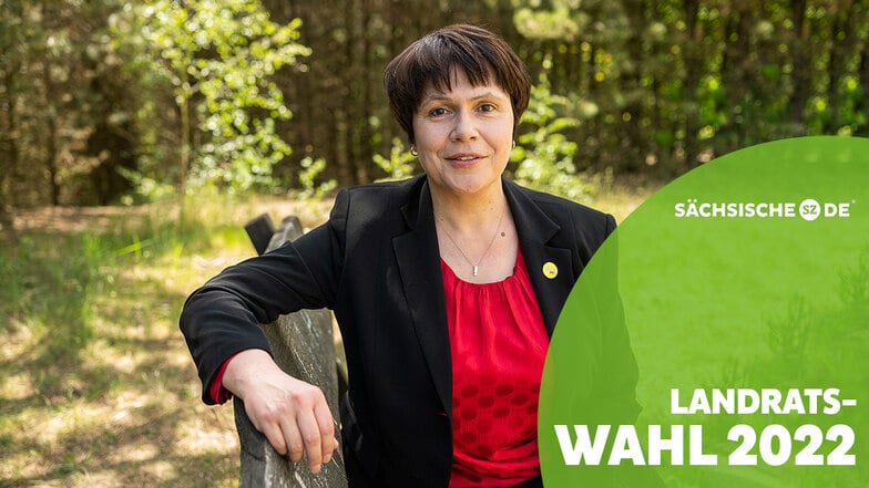 Kristin Schütz (FDP) aus Görlitz ist die einzige weibliche Landratskandidatin für die Wahl am Sonntag.