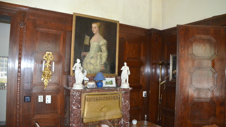 Die Dame in Weiß“ ist ein berühmtes Gemälde – und in Goßwitz eine Kopie.